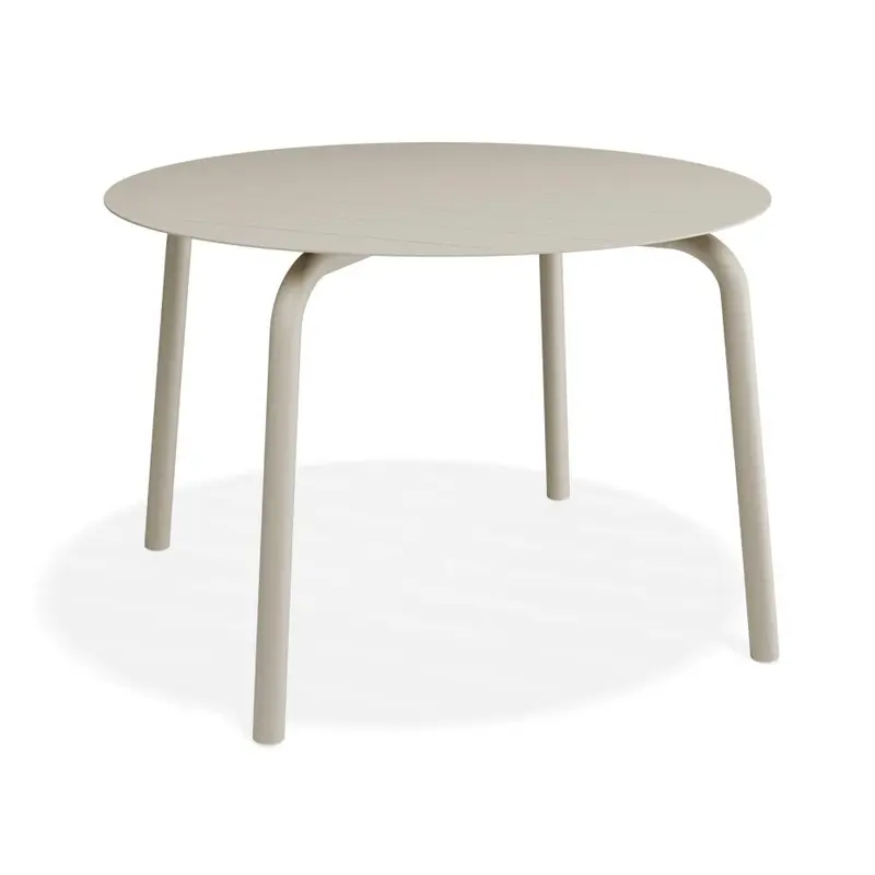 Roku Round Dining Table 120cm - Outdoor - Latte