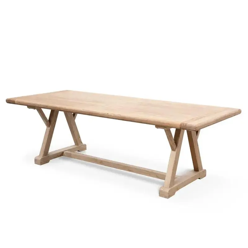 CDT2576 Reclaimed Elm Wood 2.4m Dining Table