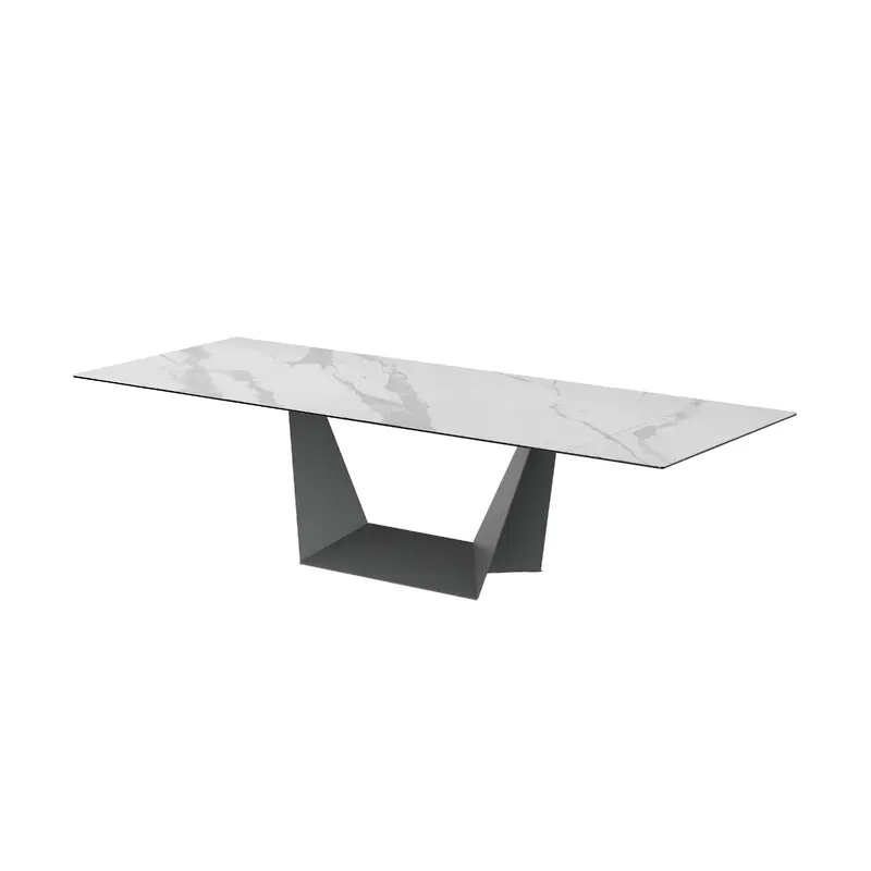Serenity Extension Dining Table Marmo Ceramic