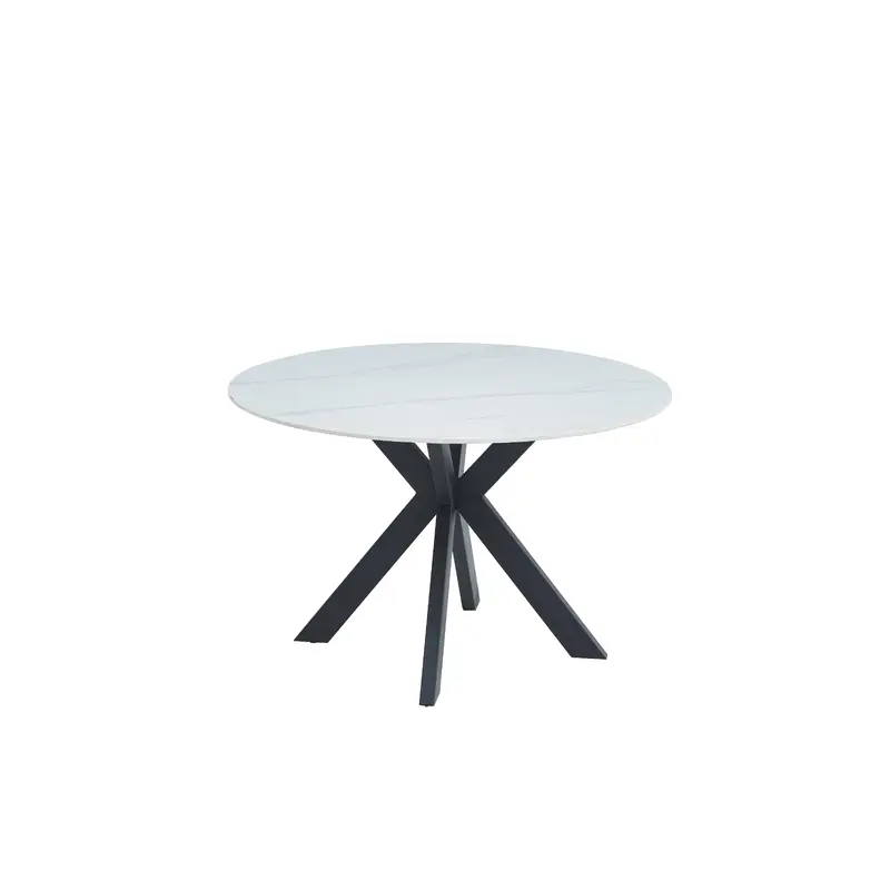 Vanessa Round Dining Table Snow White