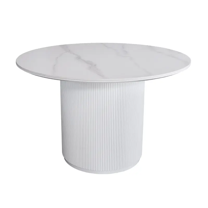 Whitney Dining Table Snow White Ceramic