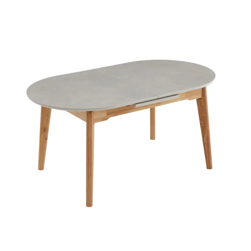 Swedon Extension Dining Table Light Grey