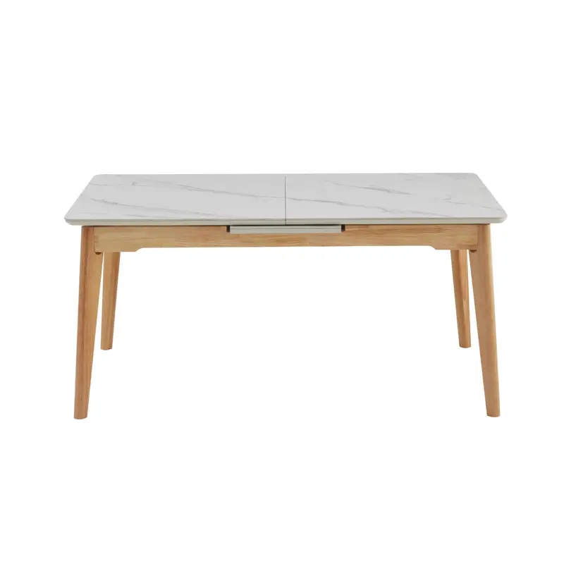 Denholm Extension Dining Table Snow White