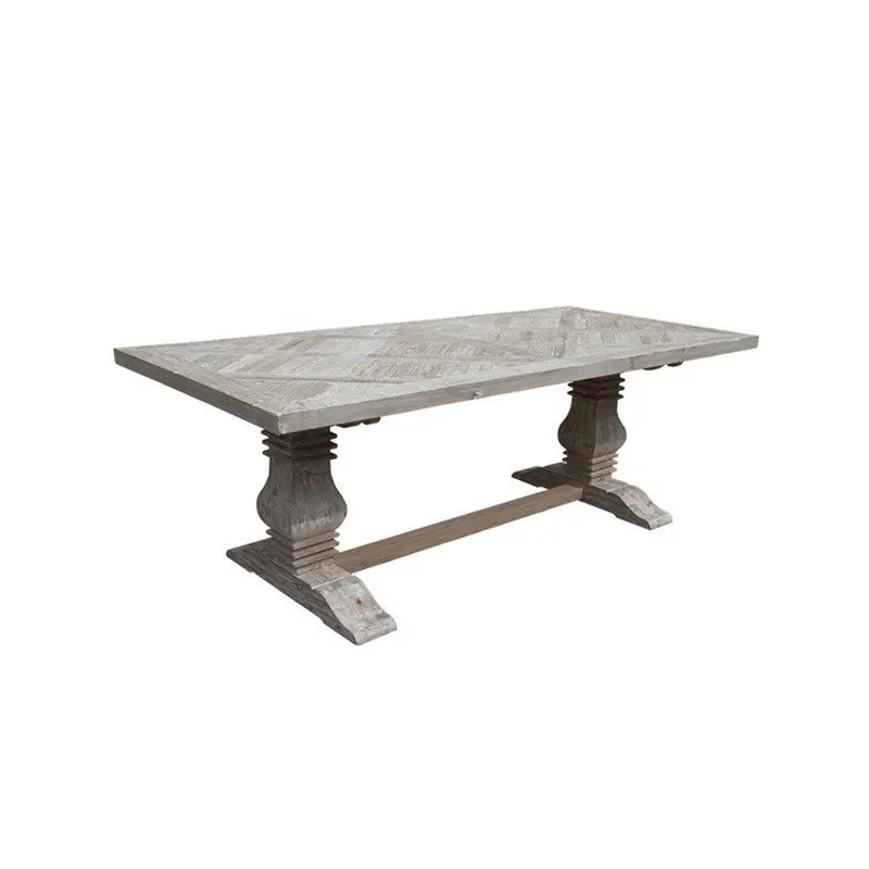 Parquet Dining Table Queen Reclaimed Pine