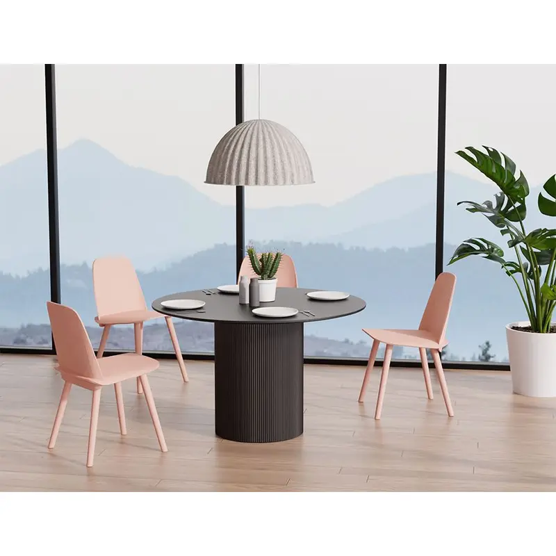 Mimi Dining Table - Black - Black - 120cm