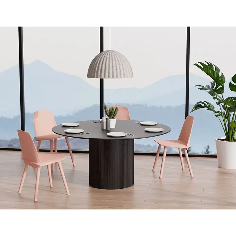 Mimi Dining Table - Black - Black - 155cm