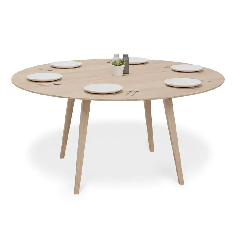 Copenhagen Table - 155cm - Round - Natural