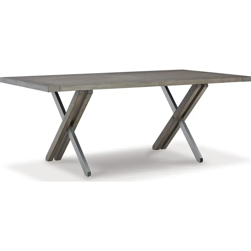 Krystanza Dining Table - Weathered Gray - (D766-25)