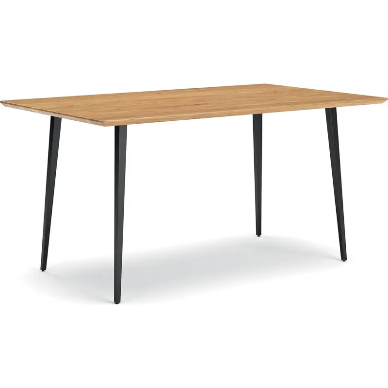 Gretlynn Dining Table - Black/Natural - (D501-25)