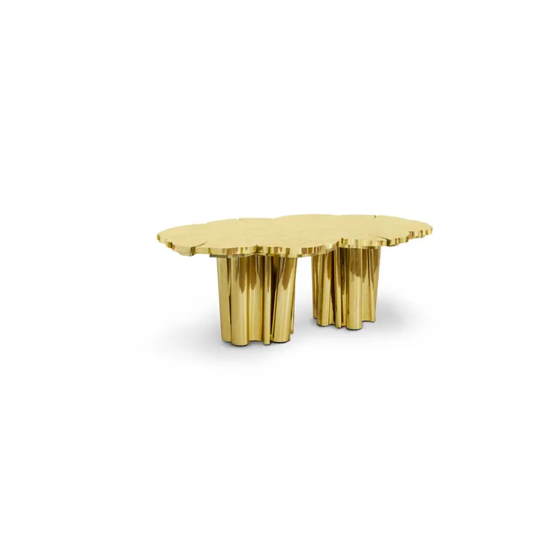 Fortuna Gold Dining Table - 8 Seats