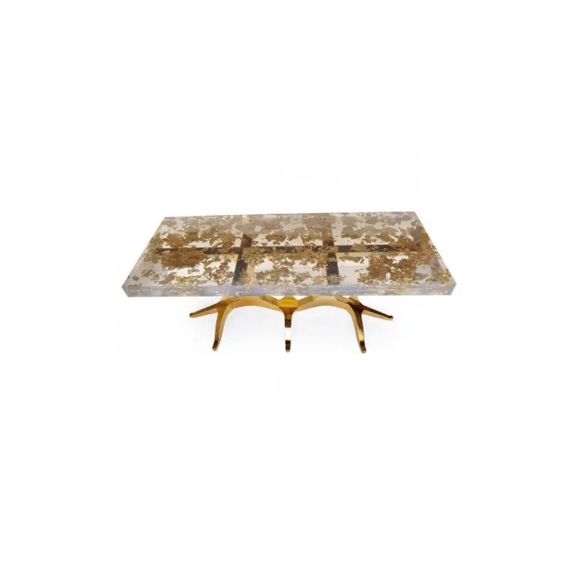 Billionaire Dining Table 24Ct Gold-Leaf