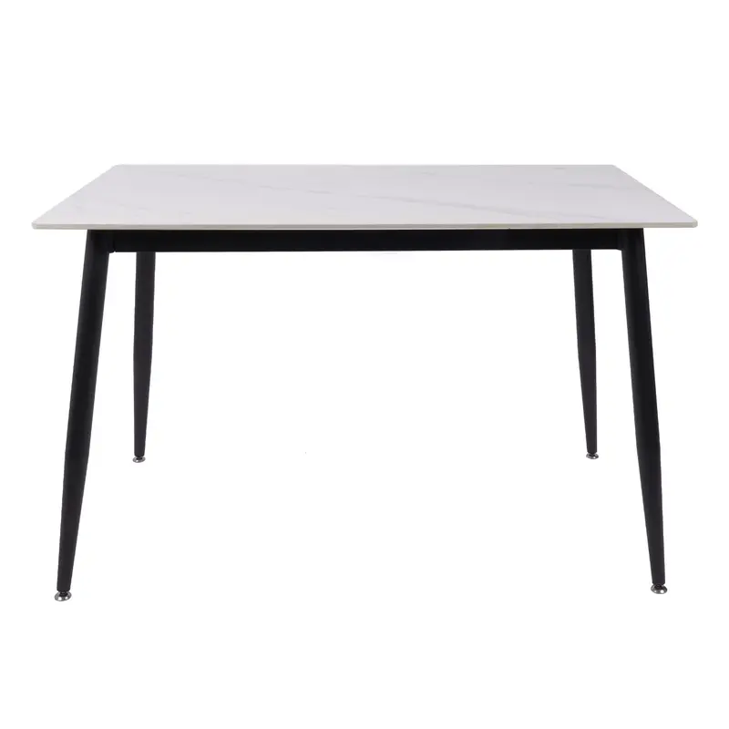 Fiore 120 X 70 White Marble/Sintered Stone Top Table