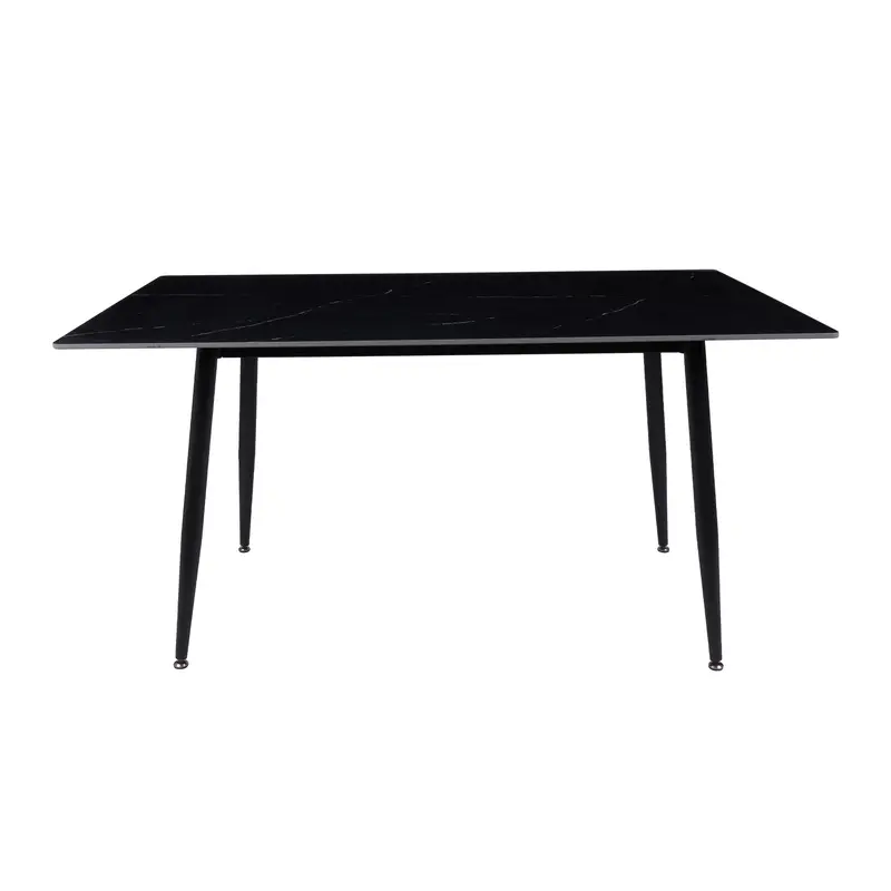 Fiore 150 X 90 Black Marble/Sintered Stone Top Table