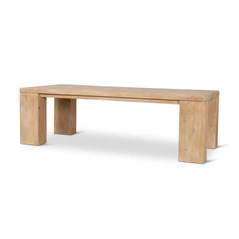 CDT8650-NA 2.44m Elm Dining Table - Natural