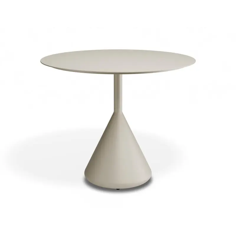 Kora Cafe Table 90cm Dia - Outdoor - Latte
