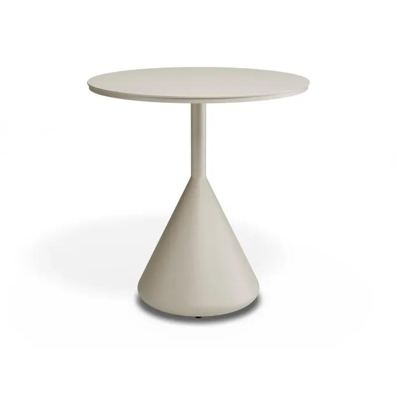 Kora Cafe Table 71cm Dia - Outdoor - Latte
