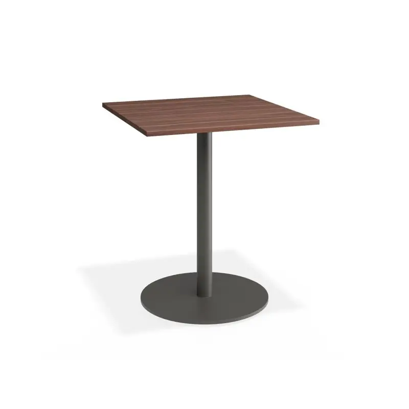 Roku Spotted Gum Cafe Table - Outdoor - Charcoal - 75.5 x 75.5cm Top