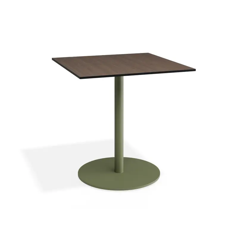 Roku Solara Compact Laminate Cafe Table - Outdoor - Eucalyptus Green - 75x75 Top