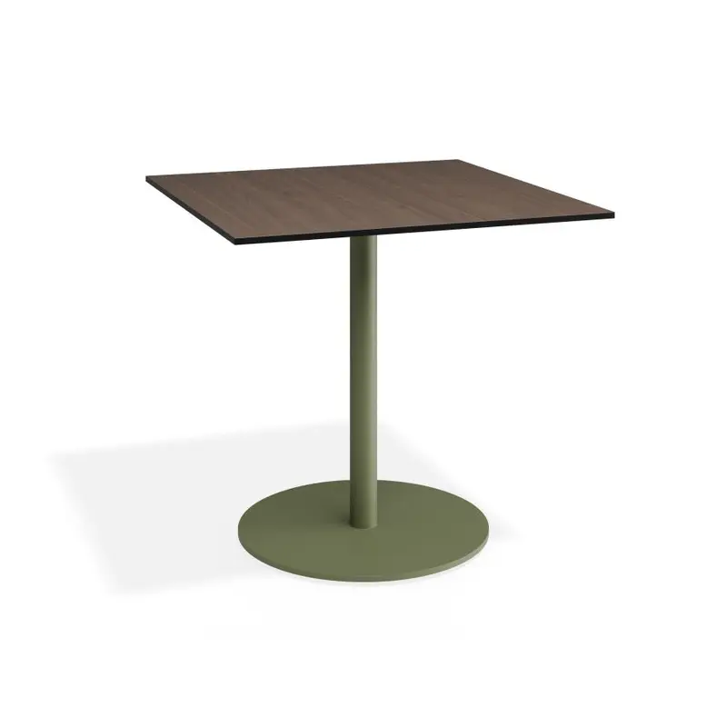 Roku Solara Compact Laminate Cafe Table - Outdoor - Eucalyptus Green - 80x80 Top