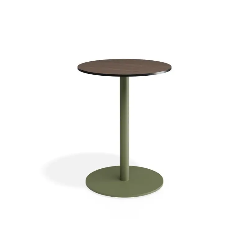 Roku Solara Compact Laminate Cafe Table - Outdoor - Eucalyptus Green - 60 Dia Top