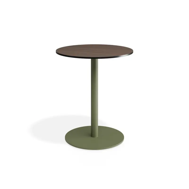 Roku Solara Compact Laminate Cafe Table - Outdoor - Eucalyptus Green - 65 Dia Top