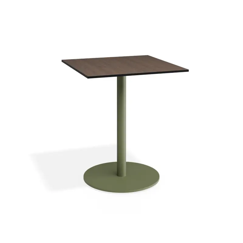 Roku Solara Compact Laminate Cafe Table - Outdoor - Eucalyptus Green - 65x65 Top