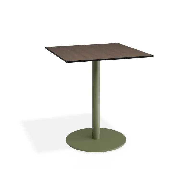 Roku Solara Compact Laminate Cafe Table - Outdoor - Eucalyptus Green - 70x70 Top